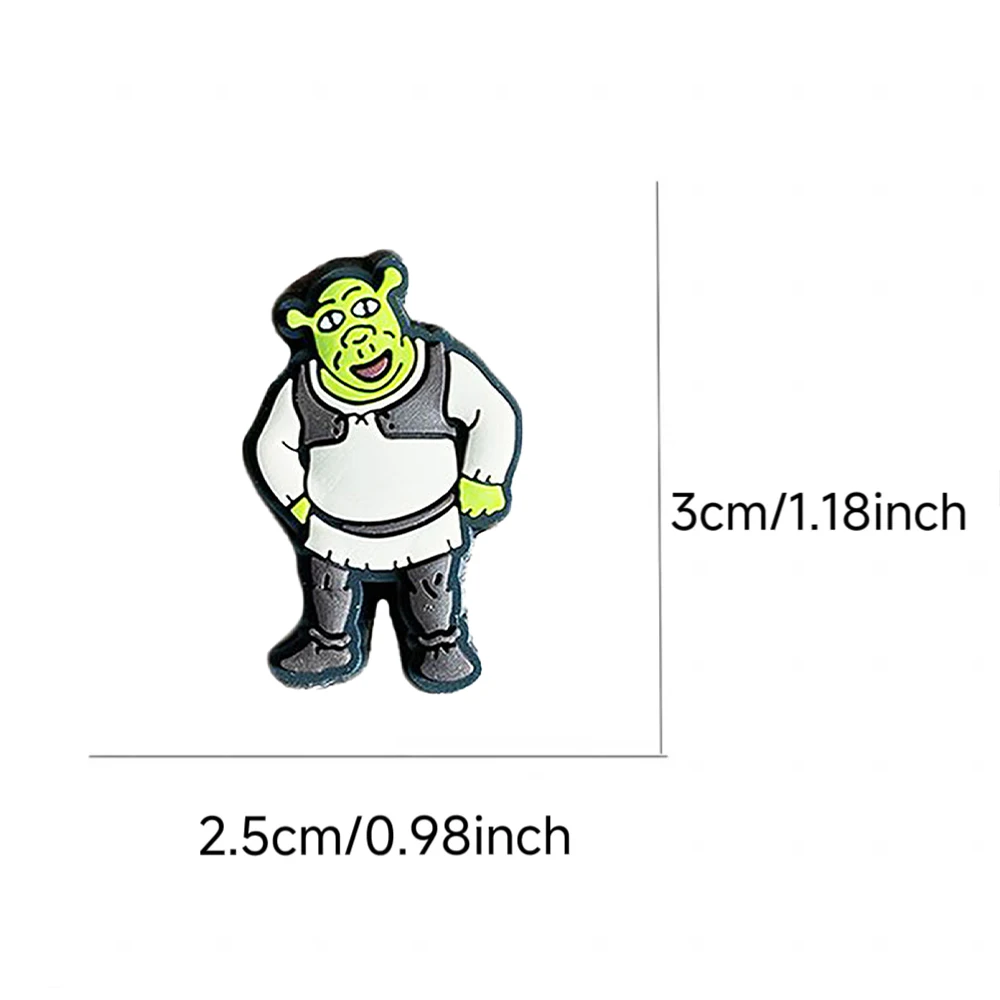 Hot Sales 10-100Pcs Cartoon Monster Theme Series PVC Shoe Accessories Suitable For Hole Shoes And Beach Bags Party Accessory