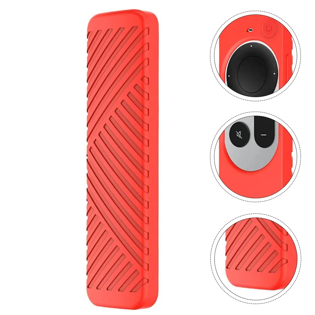 

Silicone Protective Cover Compatible 4K 2021 Remote Controller Remote Case Shockproof Shell Protection Control