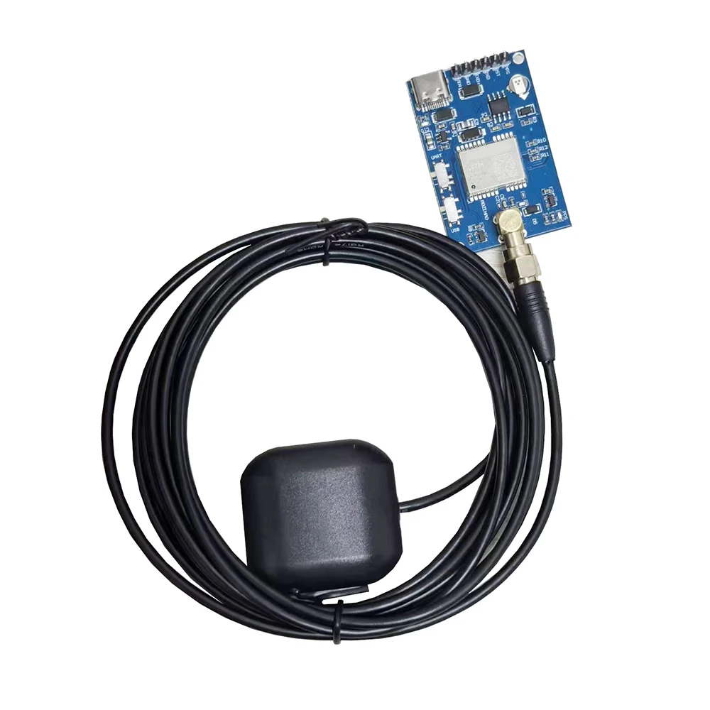 High Precision Centimeter Level Dual Band L1+L5 GNSS 10Hz RTK Dual Antenna Heading Drone Flight Control Mobile Station
