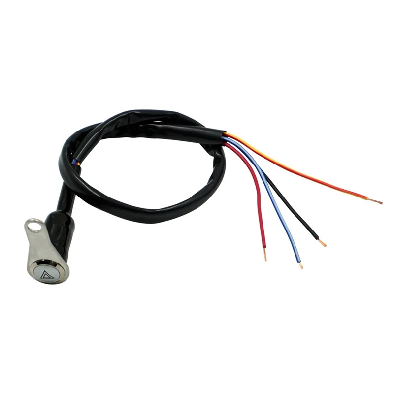 

Motorcycle Switch Handlebar Mount Push Button 12V Work Light LED On+OFF Metal Button Dual Flash Switch