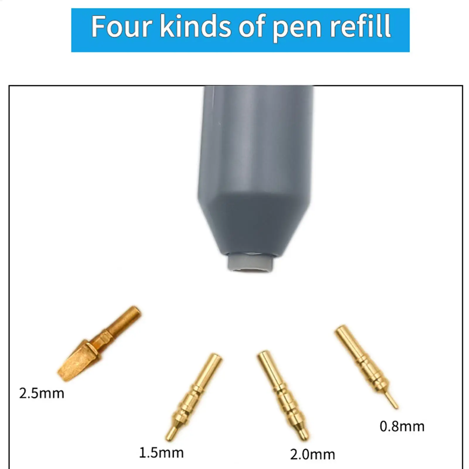 USB Heat Foil Pen Set Stamping Pen for Scrapbooking Tool Kits WIth Gold & Silver Hot Foil Roll Drawing Pen for Scrapbook making view 5