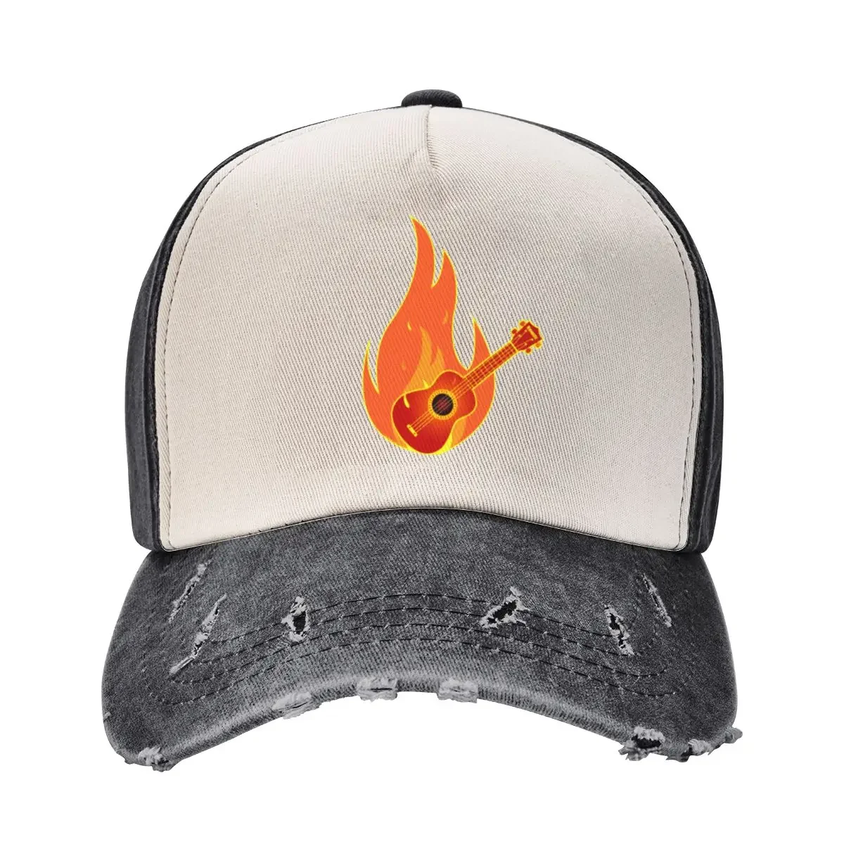 That Flamin’ Ukulele in the Sky Baseball Cap custom Hat Streetwear Men's Women's