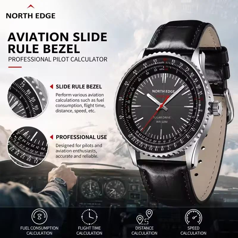 2026-north-edge-mach-solar-power-quartz-watch-men-waterproof-50m-men's-pilot-sports-wristwatches-luminous-enviormentally-clock