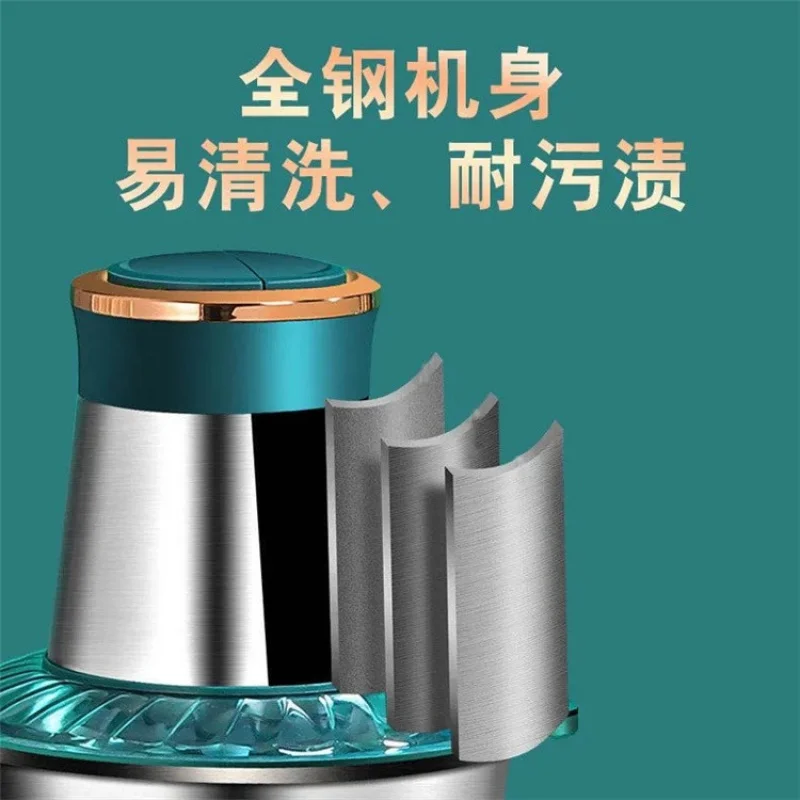 多機能家庭用ミートグラインダー大容量フードプロセッサーステンレス鋼電動ベビーフードメーカーミートミンサーギフトL