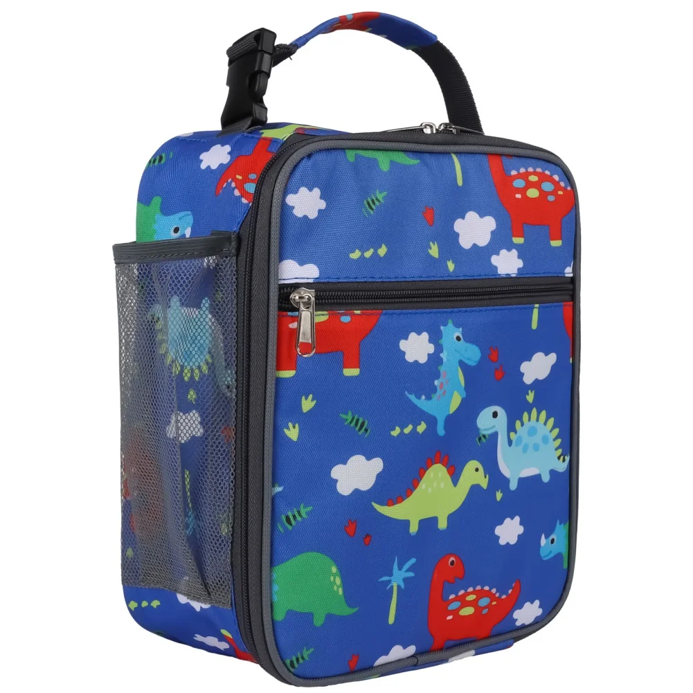 

Kids Lunch Box Insulated Soft Bag Back to School Thermal Meal Tote for Girls Boys Adults Large Capacity with Attachable Buckle