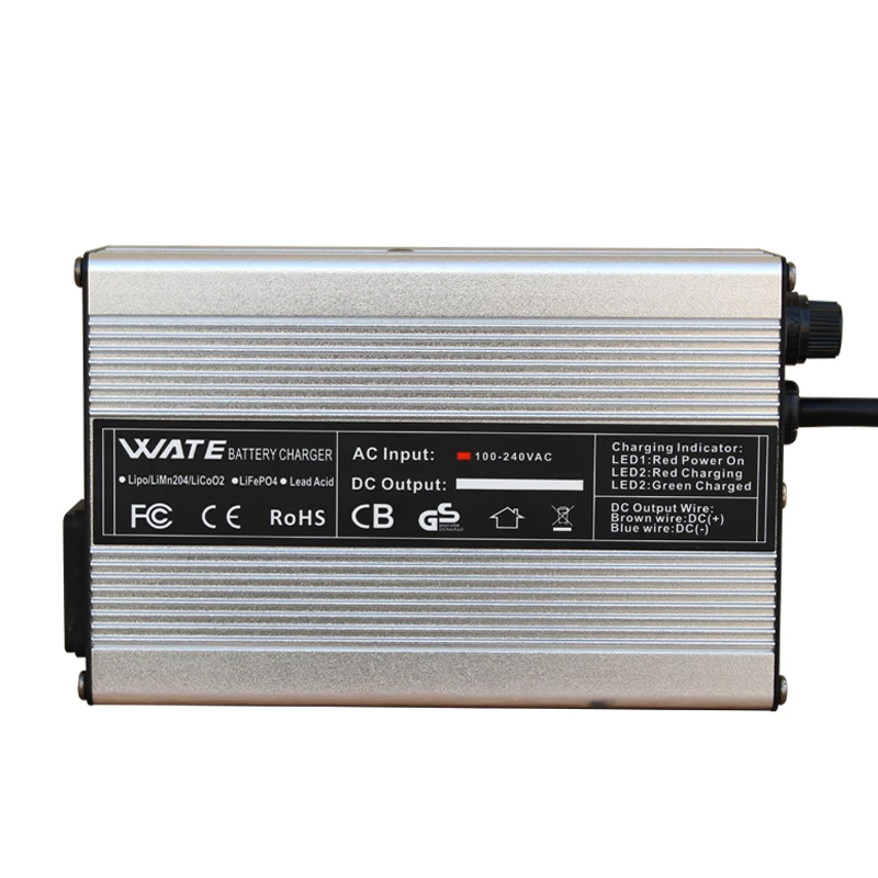 58.8V 2A Li ion Battery charger with fan 58.8V Smart charger Use for 51.8V 52V 14S battery pack Aluminium Alloy with Fan