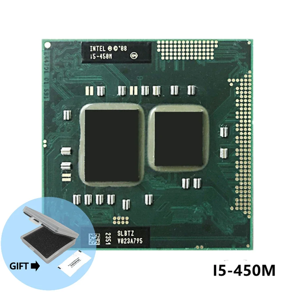 lntel Core i5 450M 2.40GHz i5-450M Dual-Core Processor PGA988 Mobile CPU Laptop processor rPGA988A