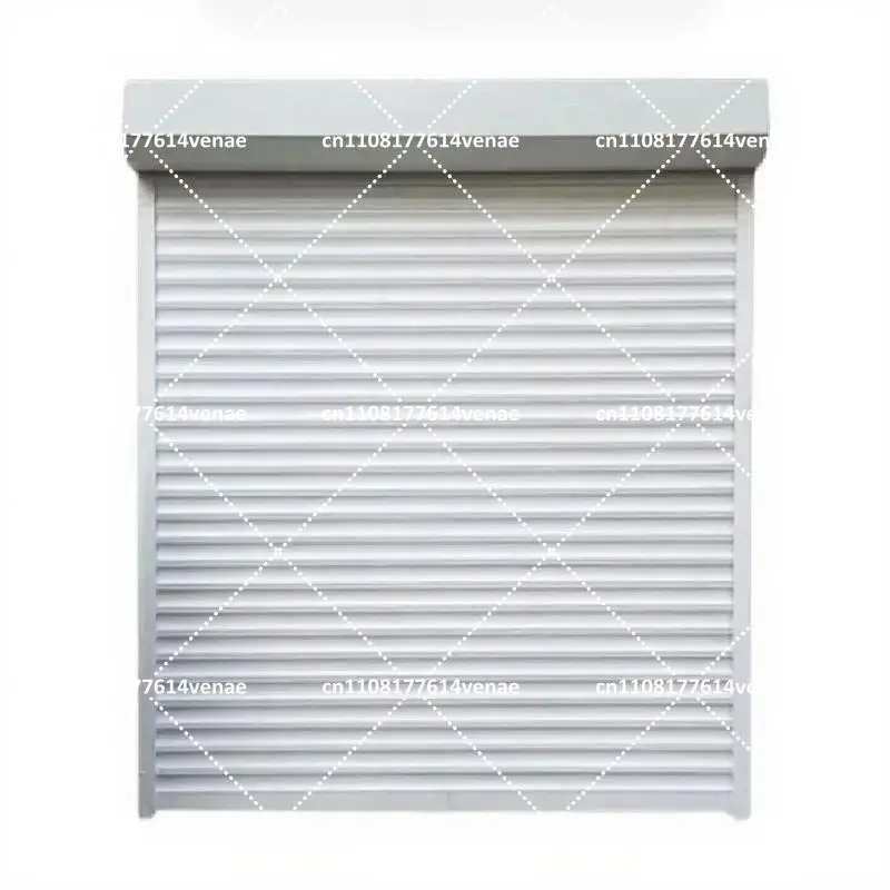 Aluminum Alloy Electric Roller Shutter Door Remote Control Garage Door Customized for Shop Villa Security