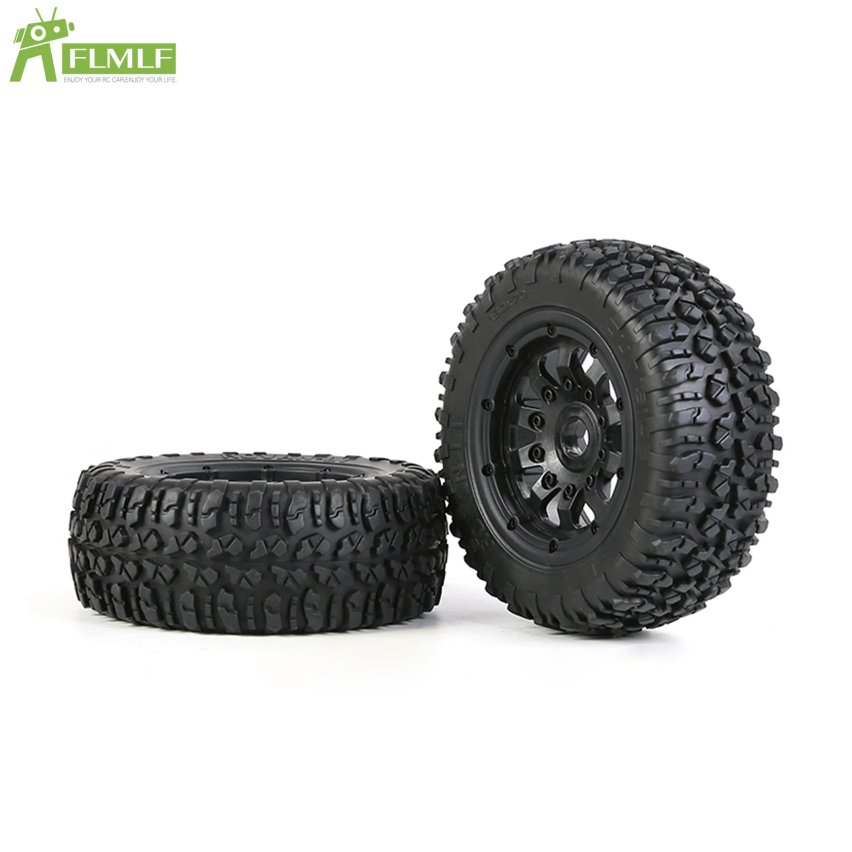 Off-road Tyre Front Rear Wheel Tire Assembly Kit Fit for 1/5 Losi 5ive T ROFUN ROVAN LT KingmotorX2 Truck Rc Car Toys Game Parts