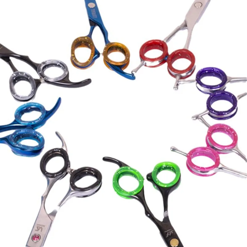 

12PCS/Set Silicone Finger Rings for Cat Dog Hair Scissors Protector Colorful Pet Grooming Silicone Finger Protector(Random Color