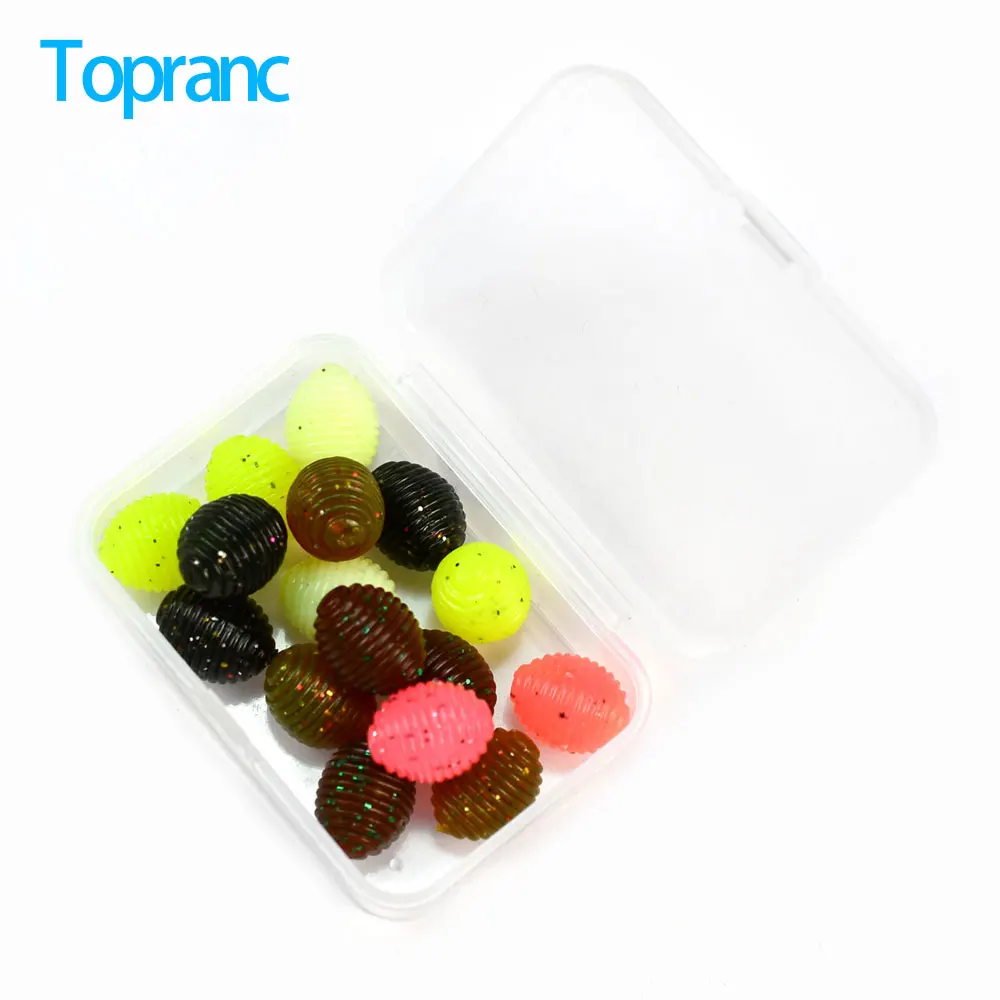 Multi Color Thread Soft Fishing Beads Ribbed Plastic Beads Handmade Bait Making Carp Fishing Accessories