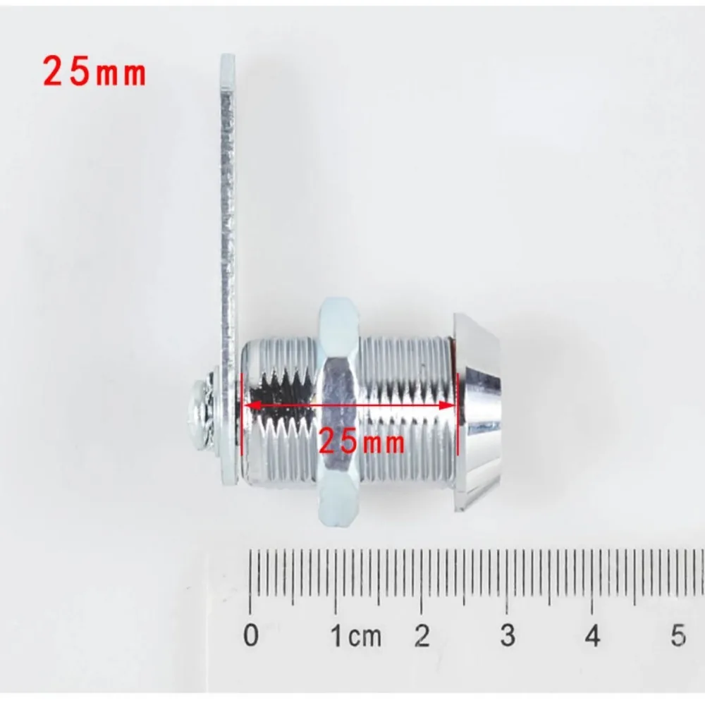 Safe Deposit Box Locks with 2 Keys Power Distribution Box Mailbox Emergency Lock Desk Plum Blossom Key Mechanical Tongue Lock