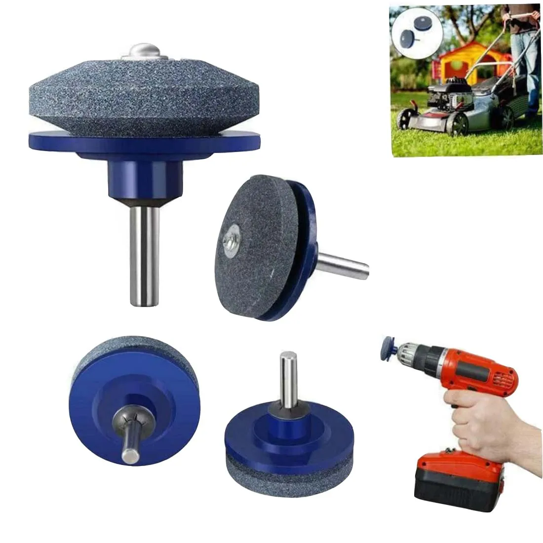 

1Pcs Sharpener Garden Tool Sharpener Precise Multipurpose Sharpener Perfect For Rotary Lawn Mower Lawn Edgers Tool Sharpener