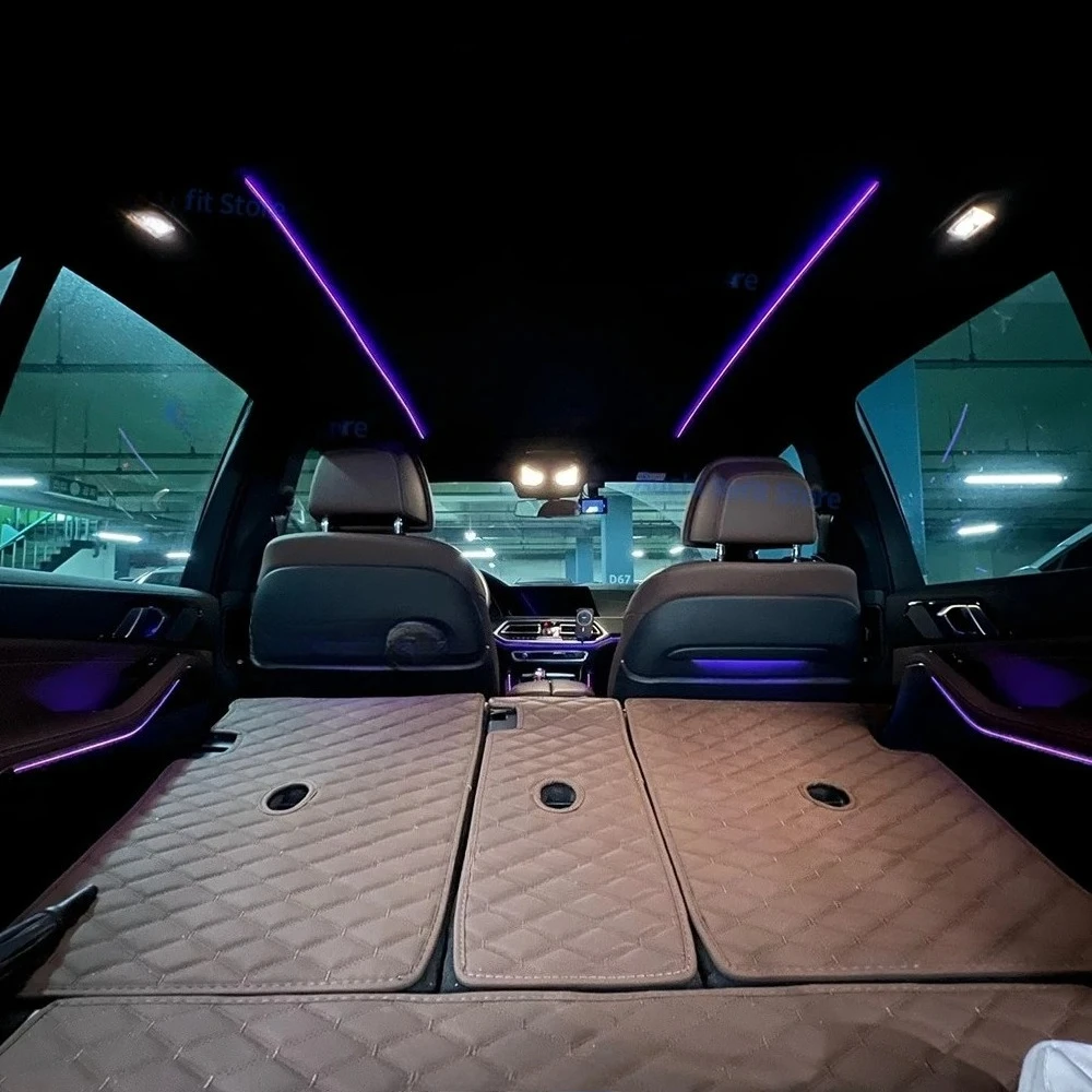 11 ألوان LED فتحة سقف ضوء لسيارات BMW 3/5 Series G20 G30 G01 G05 X3 X4 X5 X6 X7 سقف السيارة كوة بانورامية أضواء المحيطة مجددة