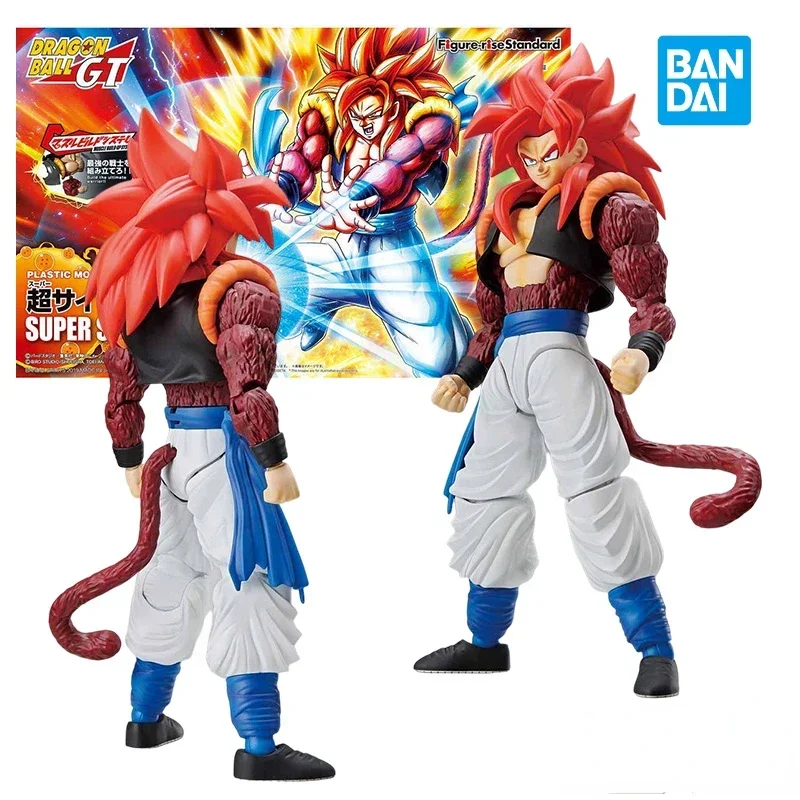 

Bandai Rise Standard Dragon Ball SUPER SAIYAN 4 GOGETA Assembly Cartoon Anime Action Figure PVC Model Toy Garage Gift In Stock