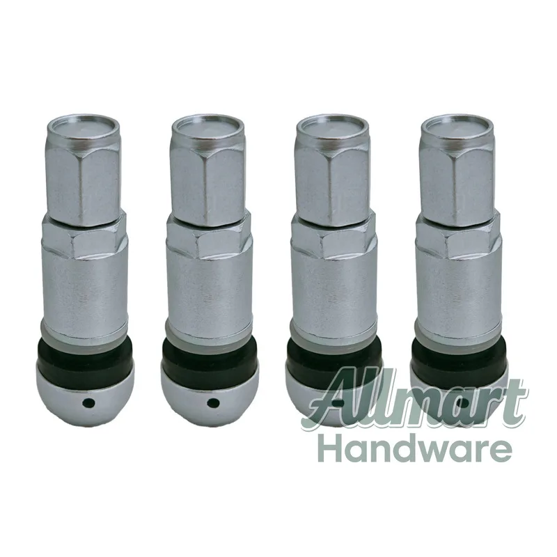 Automotive tire vacuum tire valve, aluminum alloy valve valve, steel ring, aluminum wheel hub, tire valve core cap view 4