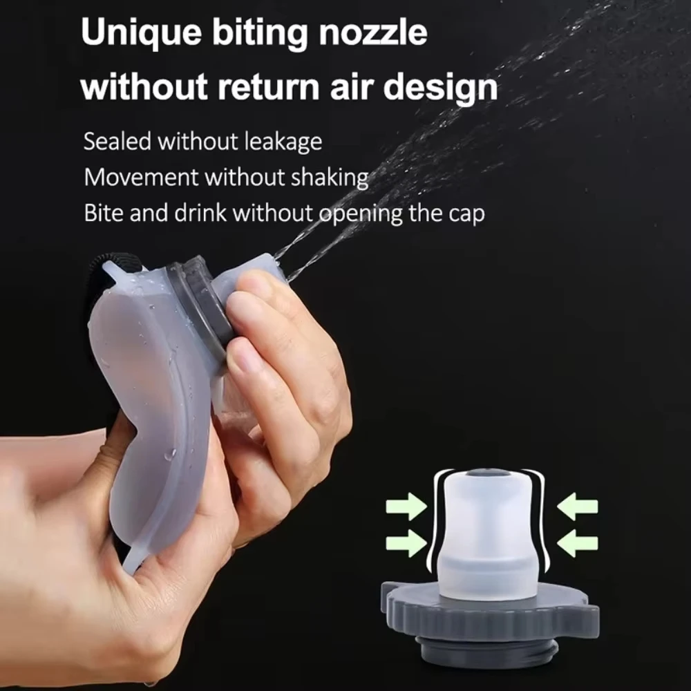 Portable Wrist Water Bottle For Outdoor Running Adjustable Cycling Sports Water Cup Mountain Climbing Marathon Fitness Hydration - view 3