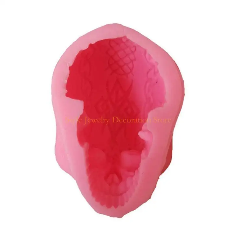 

D46E Halloween Skull Craft Art Silicone Soap Mold Craft Molds Diy Handmade Soap