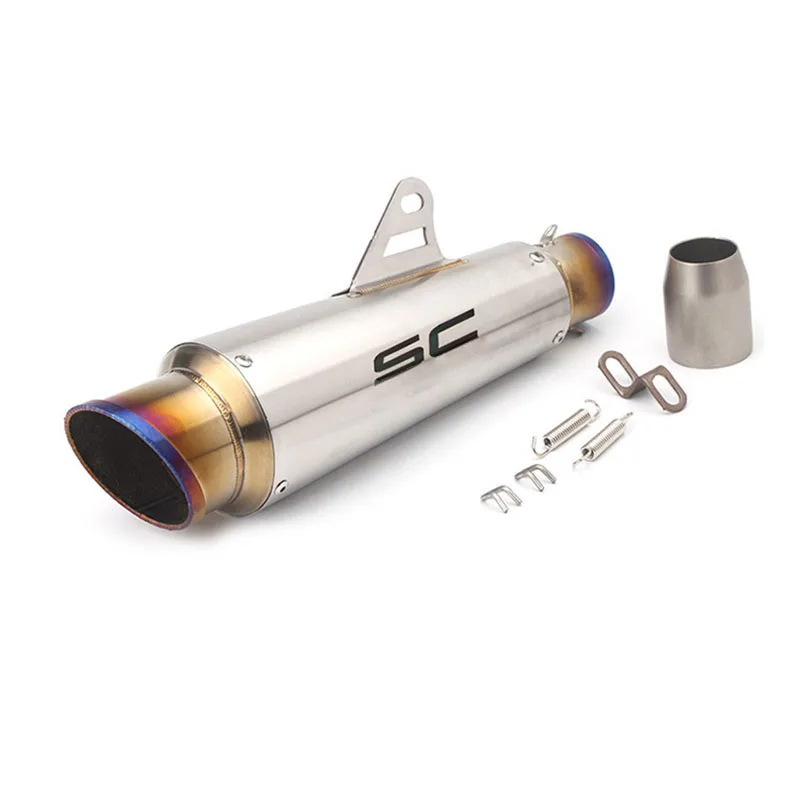 دراجة نارية العادم الأنابيب 51 مللي متر SC الخمار الهروب ل GP-مشروع NINJIA250400 FZ1N Z400900 ZX6R R1 R3 R25 MT0709 GSX2506001000 الخ