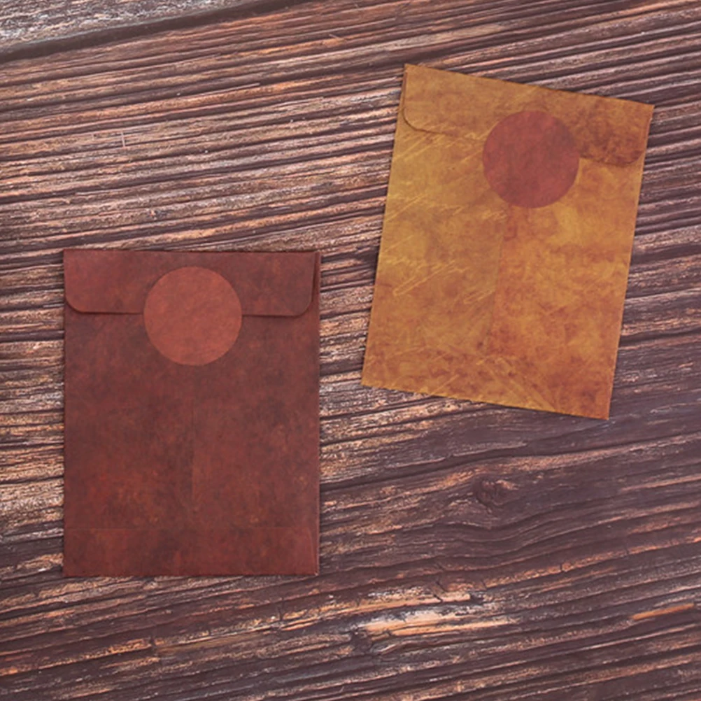 

50 Pcs Envelopes Kraft Paper Vintage Blank Letter Photo Multi Office Gift Packaging Printing Supplies