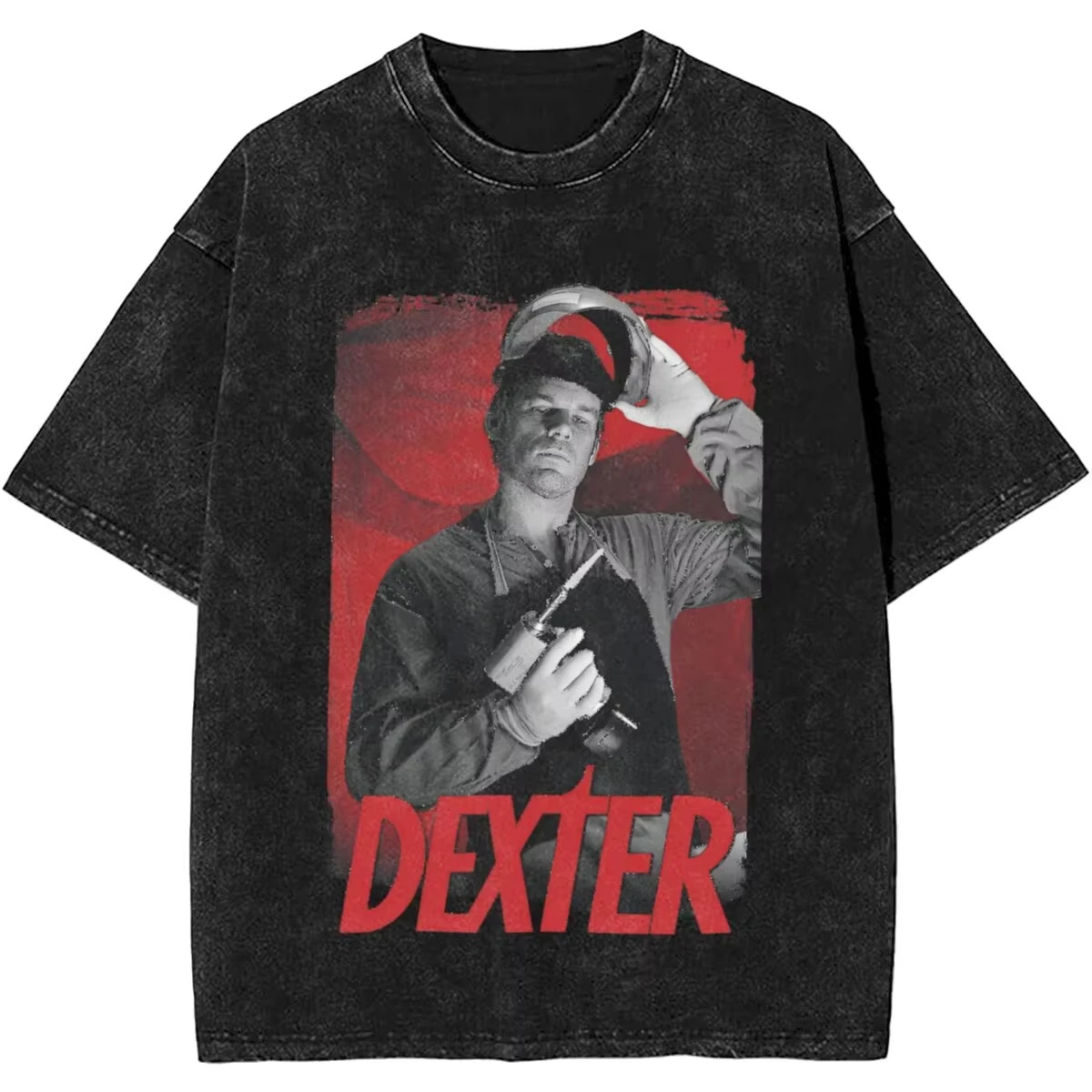 Dexter Morgan Harry's Code Vintage Washed T-shirts Men's Women Clothing Casual Oversized T Shirts Fashion Gothic Cotton T-shirt