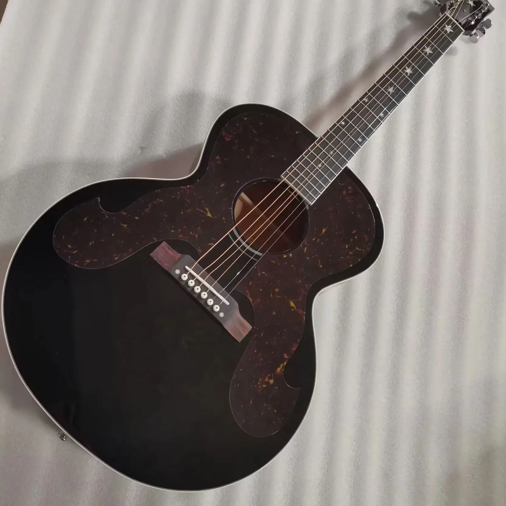 

6 string acoustic electric Guitarra The Everly Brothers J180 black acoustic guitar