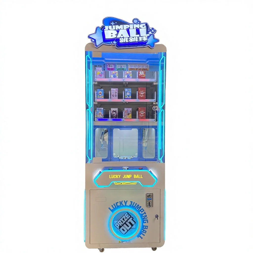 High Quality Interactive Prize Jumping Ball Magic Box Machine Fun Educational Toy For Kids Hot Selling Coin Operated Games Kids