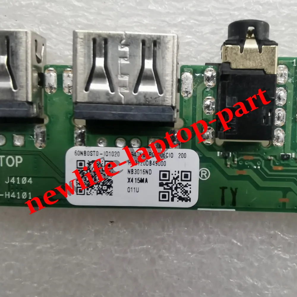 Original For ASUS VivoBook 15 X415JA X415MA USB AUDIO CARD READER IO Board 60NB0ST0-I01020 FREE SHIPPING