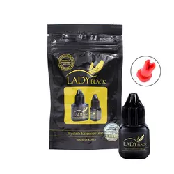 Sky Glue 1-2s pegamento de extensión de pestañas negro para mujer, secado rápido, adhesivo Original de Corea, duración de 6-7 semanas, 5ml