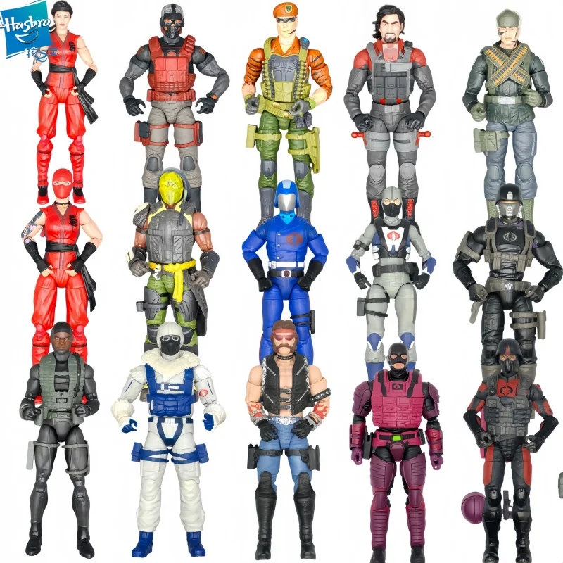 En stock, figura de acción original de Hasbro de 6 pulgadas, cuerpo articulado, soldado Cobra Tracker Flint, juguetes coleccionables para regalo de cumpleaños