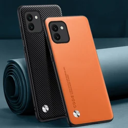 Luxury PU Leather Case For Samsung Galaxy A03 Back Cover Matte Silicone Full Protection Phone Case For Samsung A03 4G Coque