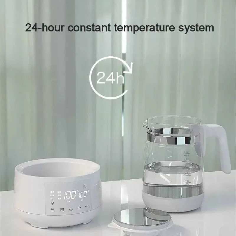 1.2L Electric Water Kettle Infant Thermostatic Milk Regulator Baby Kettle Keep Warm 24 Hours Smart Insulation Pot Milk Warmer