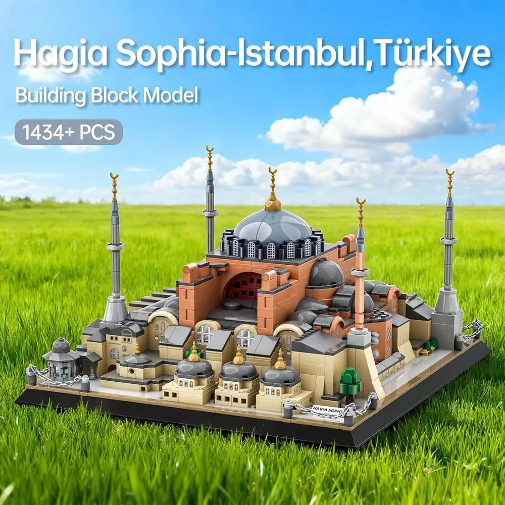 ハギア・ソフィア ランドマーク建築模型キット：大人とティーン向けのコレクタブルディスプレイギフト