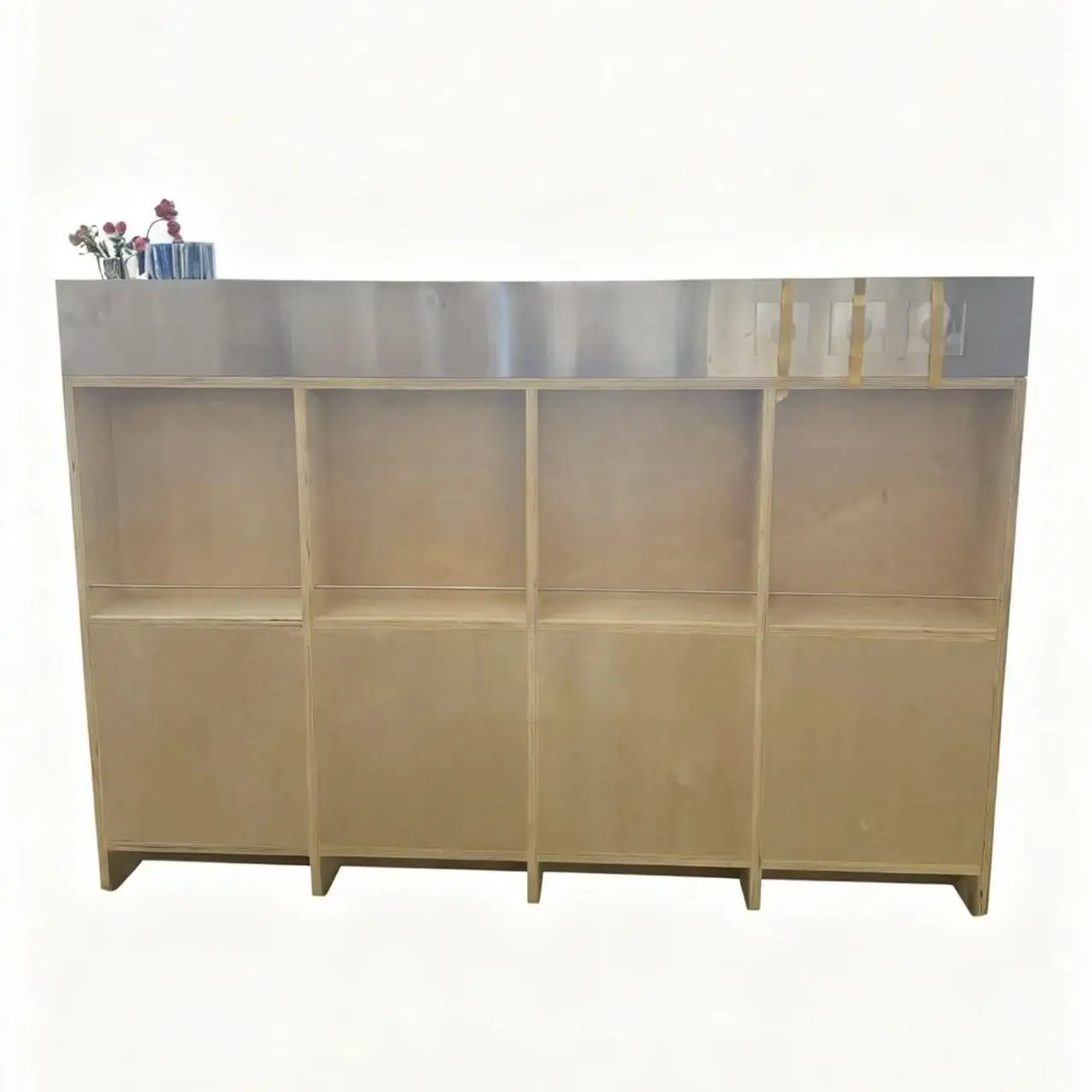 

jk-Luxury Painted Wood Checkout Counter with Glass Reception Counter for Beauty Salons Clothing Stores Hotels Cashier Desk&