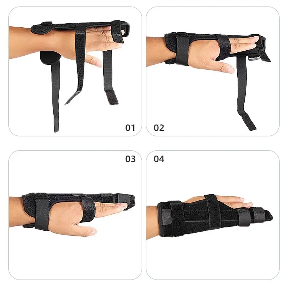 Fracture Splint Immediate Relie Metacarpal Splint Brace Support Fixed Finger Brace Protector Adjustable Splint Boxer Break