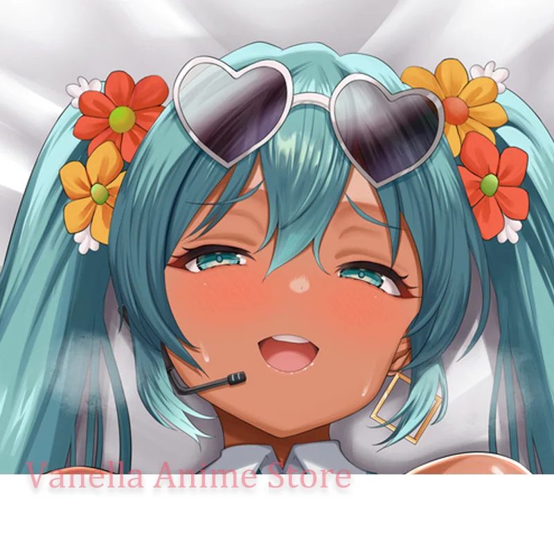 Dakimakura Anime Girl Miku Double-sided Print Body Pillow Cover Life-size Pillowcase Gifts