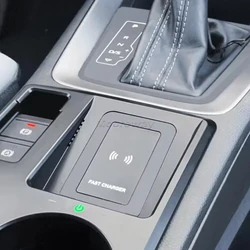 15W Wireless Charger For Audi Q3 Q3L 2019-2023 Car Fast Charging Pad tray Phone Holder Quick Charge Accessories Car interior