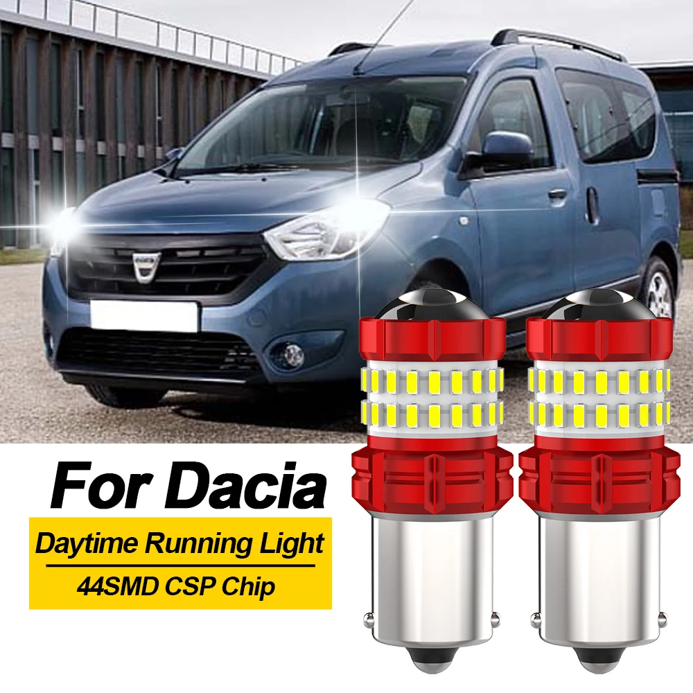 

BMTxms 2pcs Ba15s 1156 7506 P21W LED Daytime Running Light Blubs DRL No Error For Dacia Dokker MPV Pickup Van Lodgy JS 2012-2020
