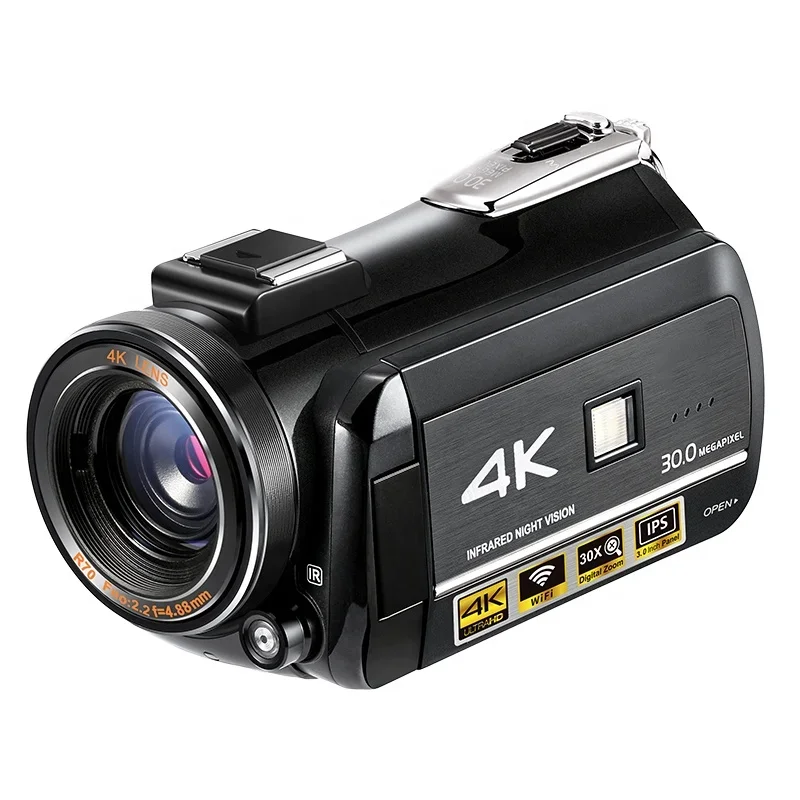 

AC3 4K IR Night Vision Video Camera 3.0 Inch IPS Touch Panel Night Shot 4k Camcorder