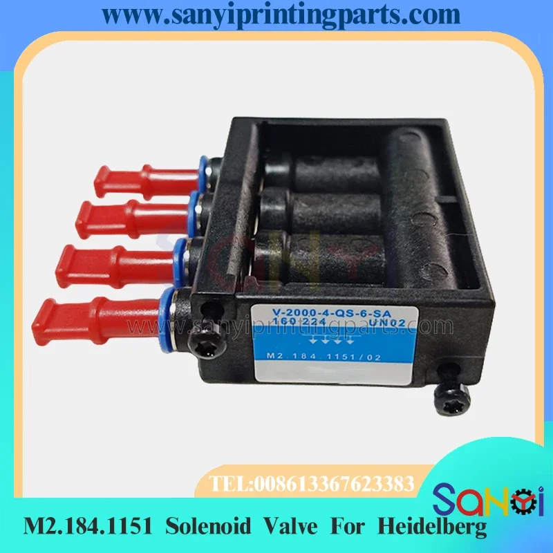 

M2.184.1151 Электромагнитный клапан Heidelberg V-2000-4-QS-6-SA для деталей печатной машины