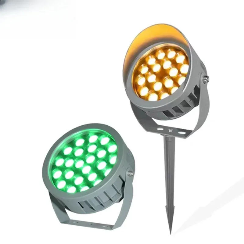 

Водонепроницаемый светодиодный прожектор 24 В, низковольтный уличный ландшафтный прожектор для деревьев с заземлением