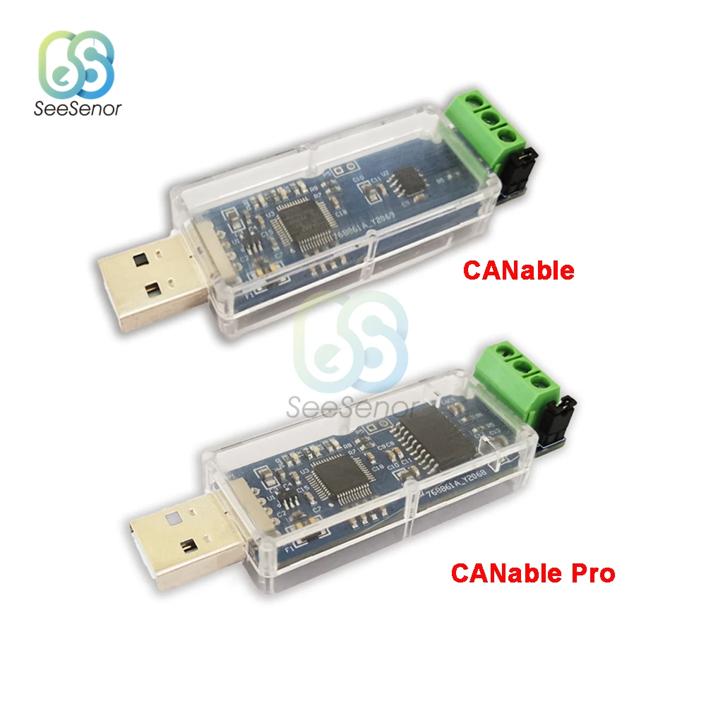 

CANable USB to CAN Conversion Module CAN Debug Adapter CAN Bus Analyzer Debugging Assistant Isolation/Non-isolated Version