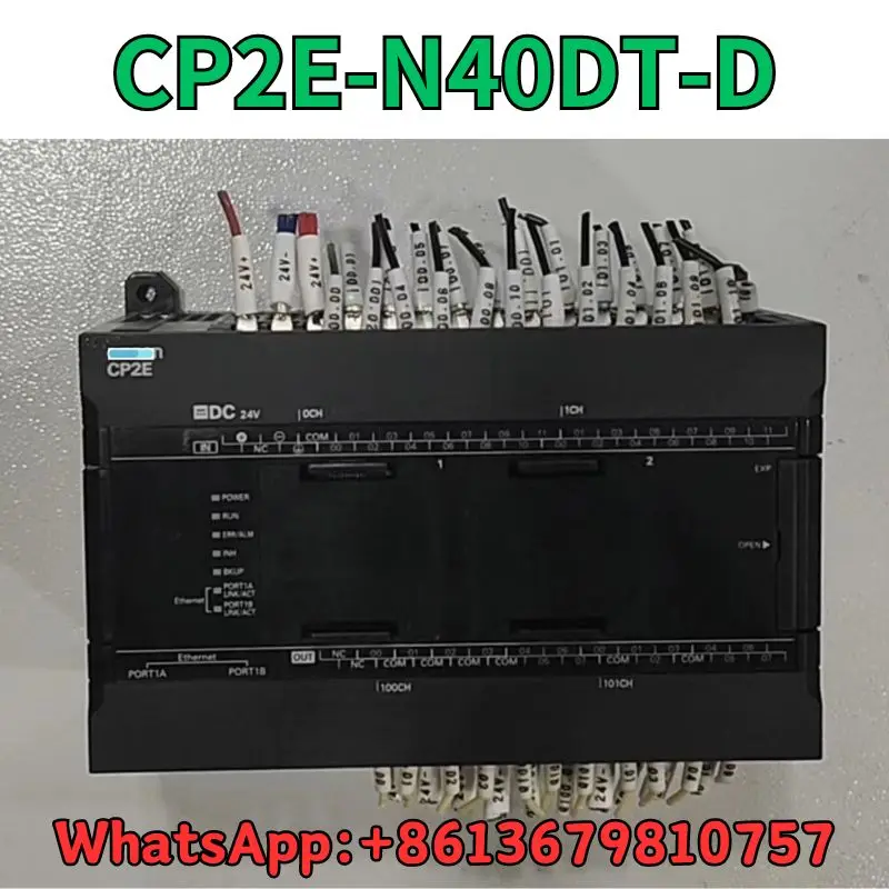 

Used PLC CP2E-N40DT-D test OK Fast Shipping