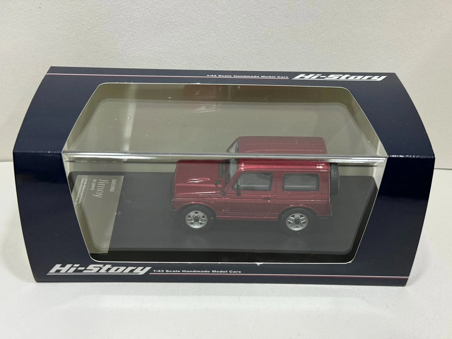 

Micro-burst Window Diecast HI Story 1/43 Scale Suzuki Jimny Red Resin Car Model Collectible Toy Gift Souvenir Display Ornament