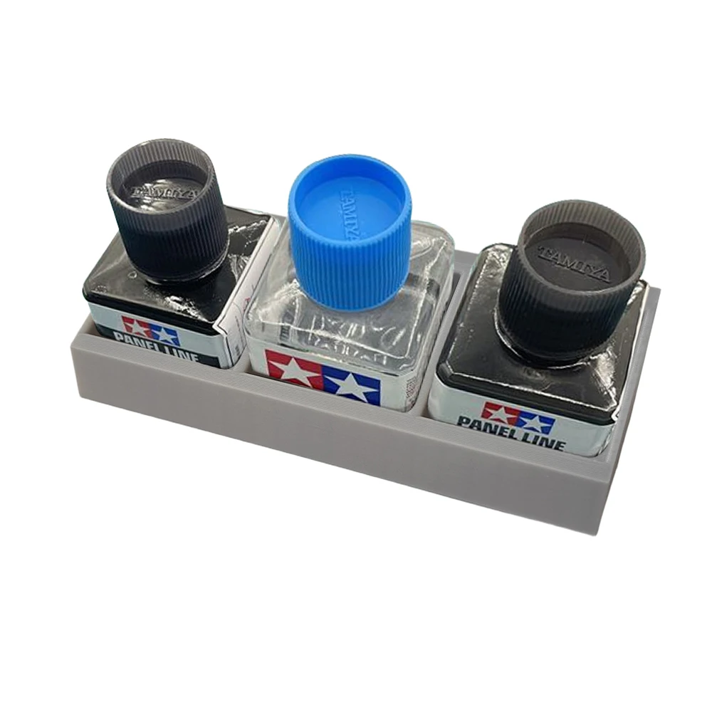 Supporto per vernice e colla per Tamiya/GUNZ Organizzatore di kit modello portabottiglie in vaso di cemento