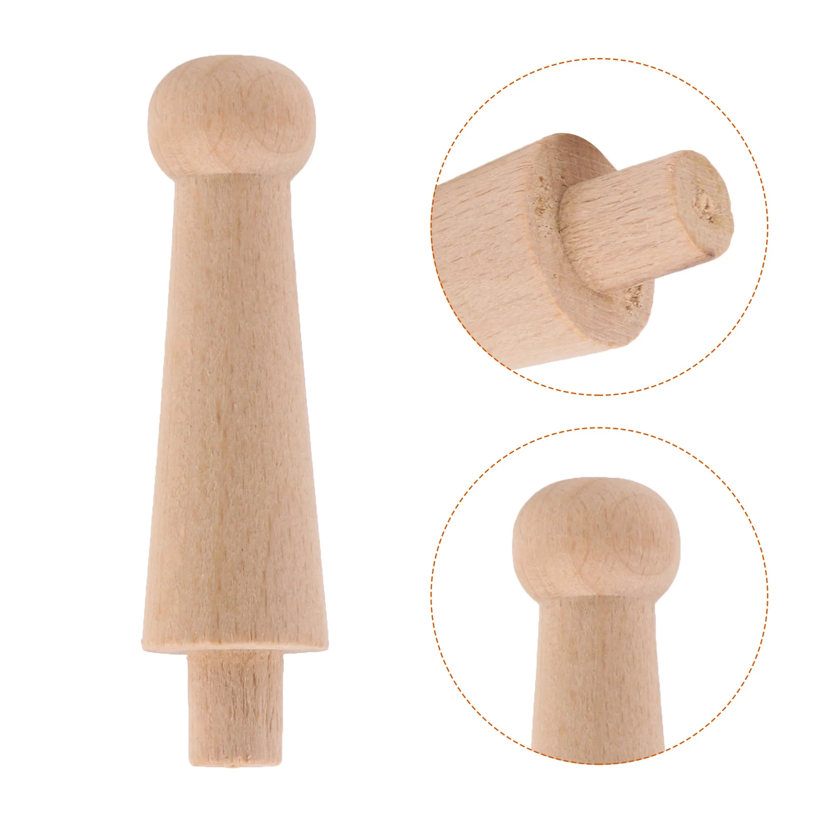 Carved Wood Stair Spindle Baluster for Furniture Cabinet 2.95