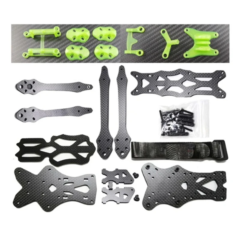 

DC(O3) 5 Inch 225Mm Carbon Fiber FPV Drone Frame Kit Compatible For DJI O3 VTX Props, F3/F4/F7 FC, 22/ 23 Motor