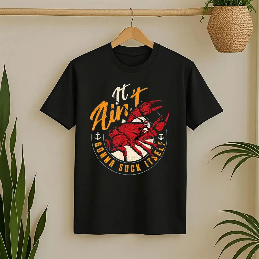 

Забавная футболка с изображением раков, забавная футболка с фестивалем морепродуктов Bayou Cajun, летние мужские хлопковые футболки, топы, модная женская уличная одежда