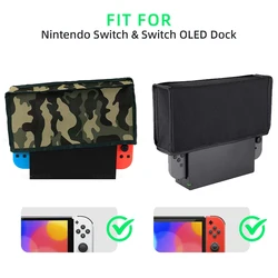 Dust Cover Dustproof Case Waterproof Protective Case Compatible Nintendo Switch & OLED Game Console Mesh Stopper Anti-Scratch