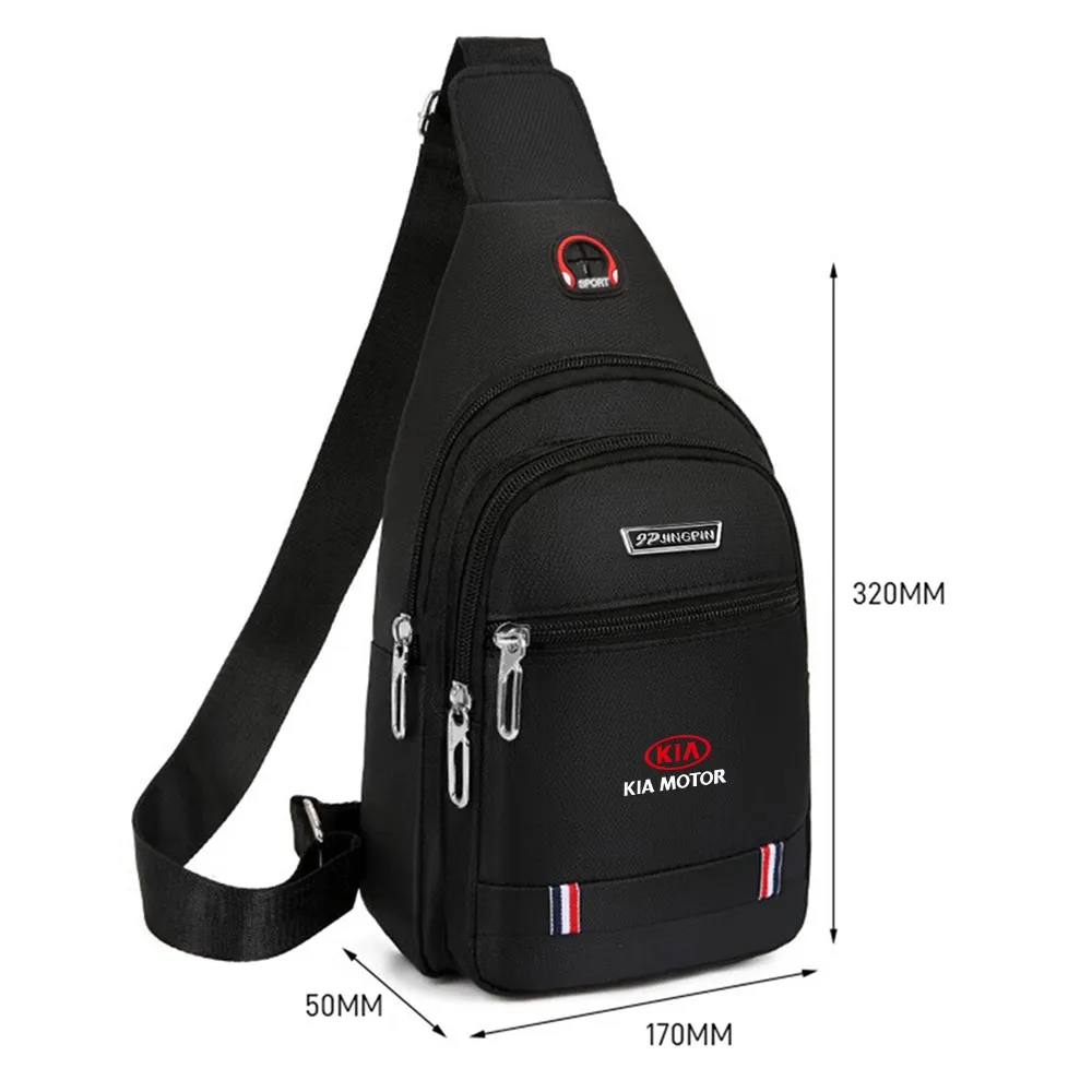 Men's Crossbody Bag Single Shoulder New Trend Chest Bag Fashionable Portable For KIA Sportage Rio Ceed Morning Proceed Picanto view 4